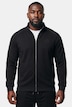 Sweatjacke, Fitness, Stehkragen, bis 7 XL