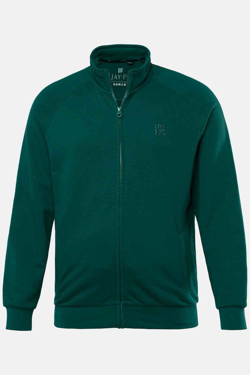 JAY-PI Sweatjacke, Fitness, Stehkragen, bis 7 XL