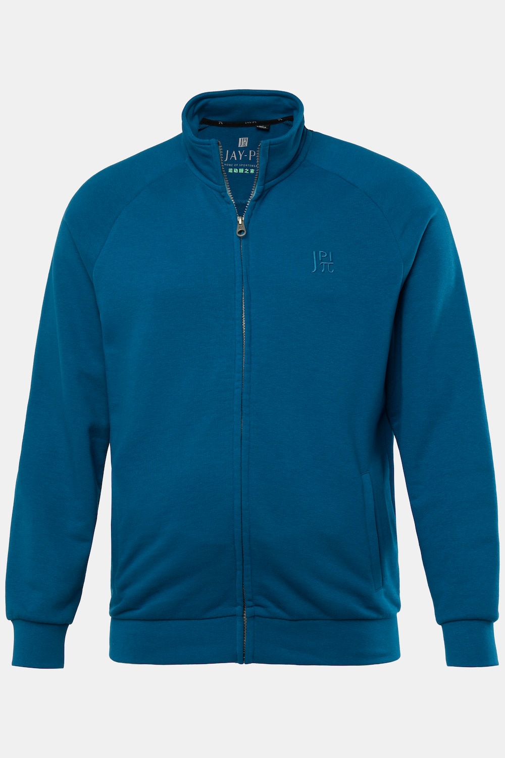 JAY-PI Sweatjacke, Fitness, Stehkragen, bis 7 XL
