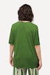 T-shirt, structuur, borstzakje, V-hals, korte mouwen