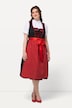 Dirndl, bloemenborduursel, carréhals, mouwloos