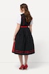 Dirndl, bloemenborduursel, carréhals, mouwloos
