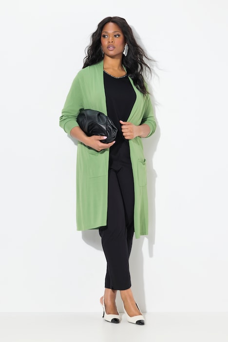 Longline Open Shape Cardigan