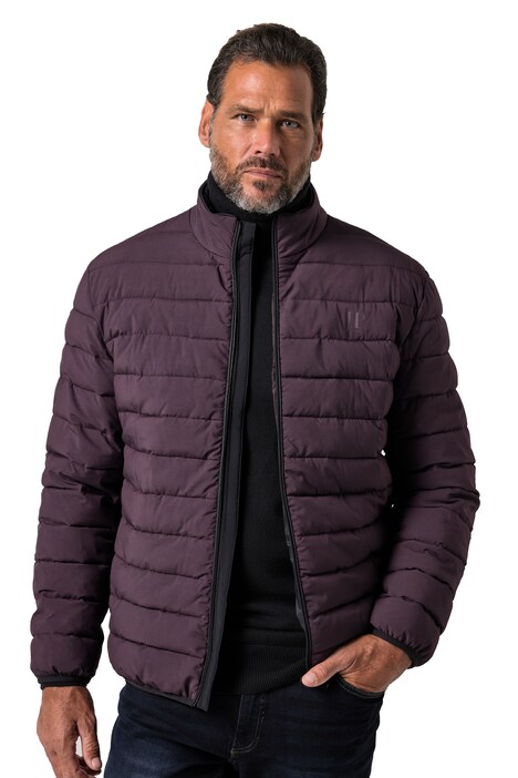 Prošívaná bunda, umělé vlákno, stojáček, do 8XL