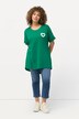 T-shirt, LOVE, oversize-modell, rund hals, kort ärm