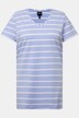 Striped Short Sleeve V-Neck Tee