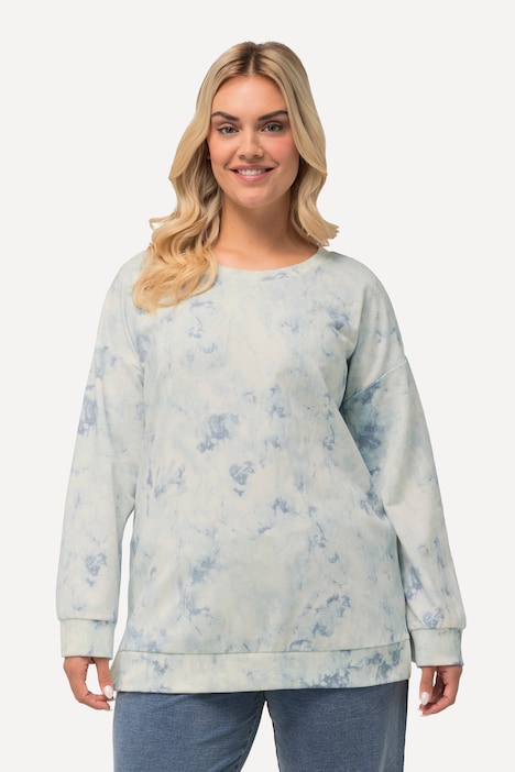 Tie-Dyed Long Sleeve Sweatshirt