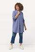 Longbluse, Streifen, A-Linie, Hemdkragen, Langarm