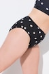 Midislips, 5er-Pack, Blumen / einfarbig