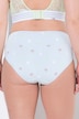 Midislips, 5er-Pack, Blumen / einfarbig