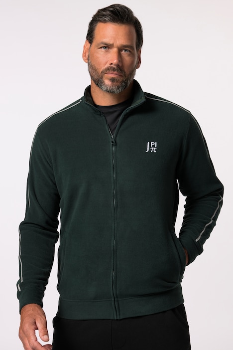 JAY-PI Fleecejacke mit Reflektor-Details, Fitness, Zipptaschen, bis 7 XL