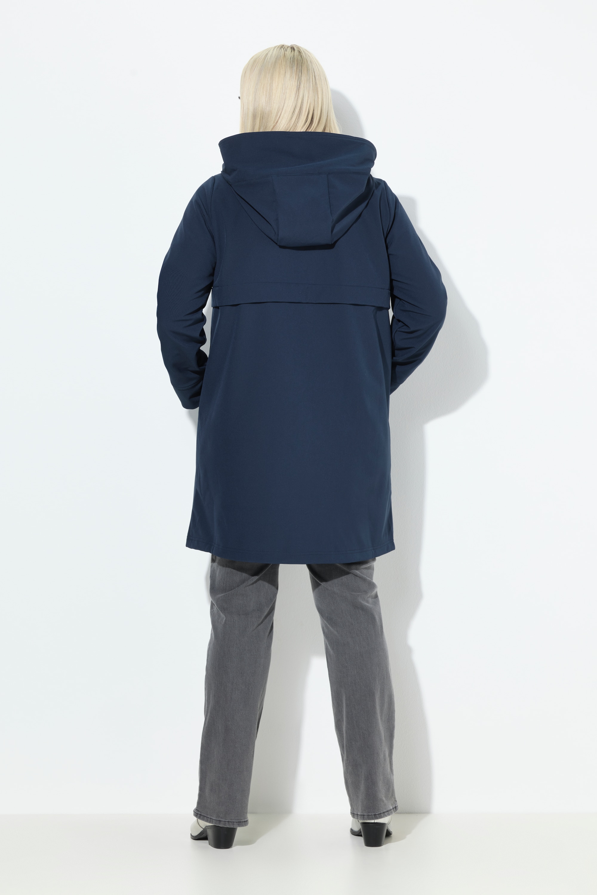 Ulla Popken Damen große Größen HYPRAR Softshell Mantel wasserabweisend