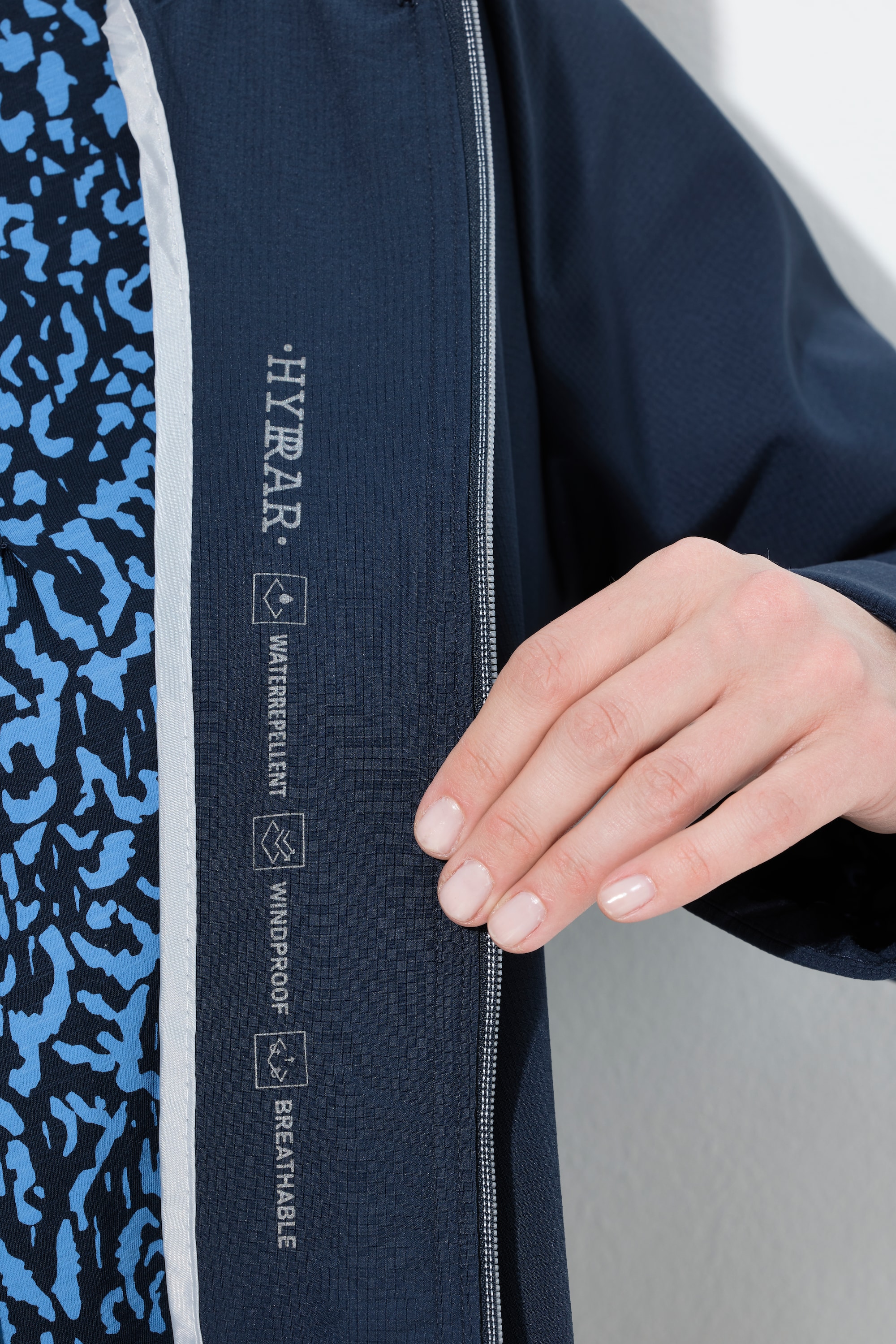 Ulla Popken Damen große Größen HYPRAR Softshell Mantel wasserabweisend