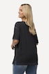 T-skjorte, kaldfarget, oversized, V-hals, halve ermer