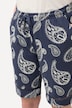 Jersey-Shorts, Paisleymuster, Lochstickerei, Biobaumwolle