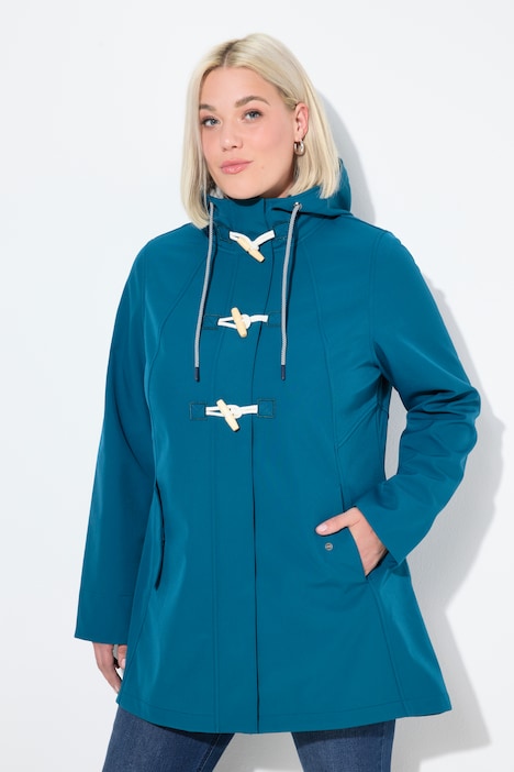 HYPRAR Softshelljacke, wasserabweisend, Knebelknöpfe