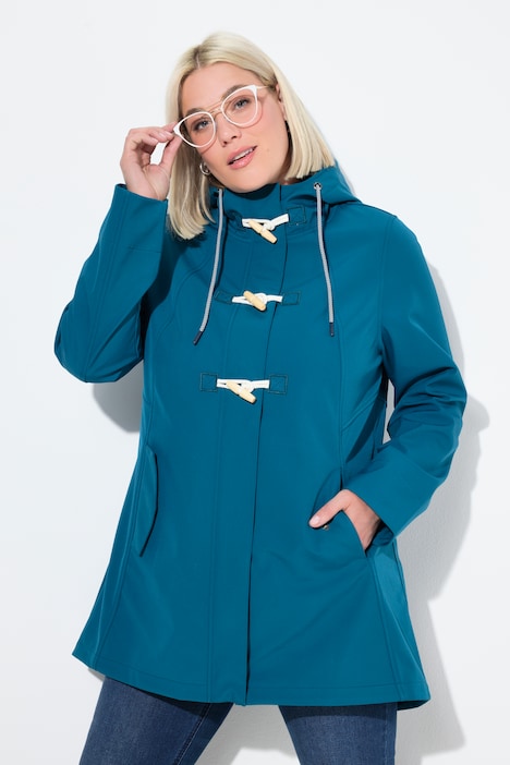 HYPRAR Softshelljacke, wasserabweisend, Knebelknöpfe