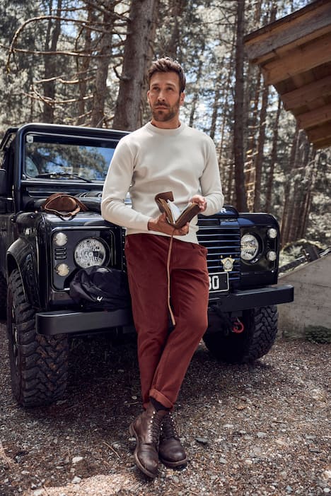 Pantalon chino JP1800 en velours côtelé, modèle à enfiler - jusqu'au 7&nbsp;XL