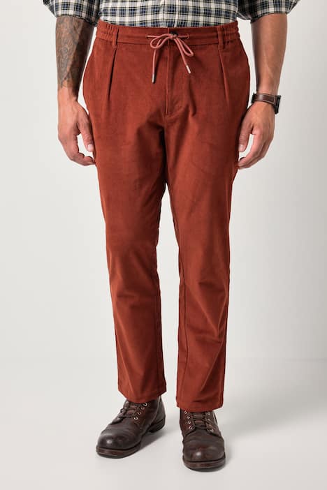 Pantalon chino JP1800 en velours côtelé, modèle à enfiler - jusqu'au 7 XL