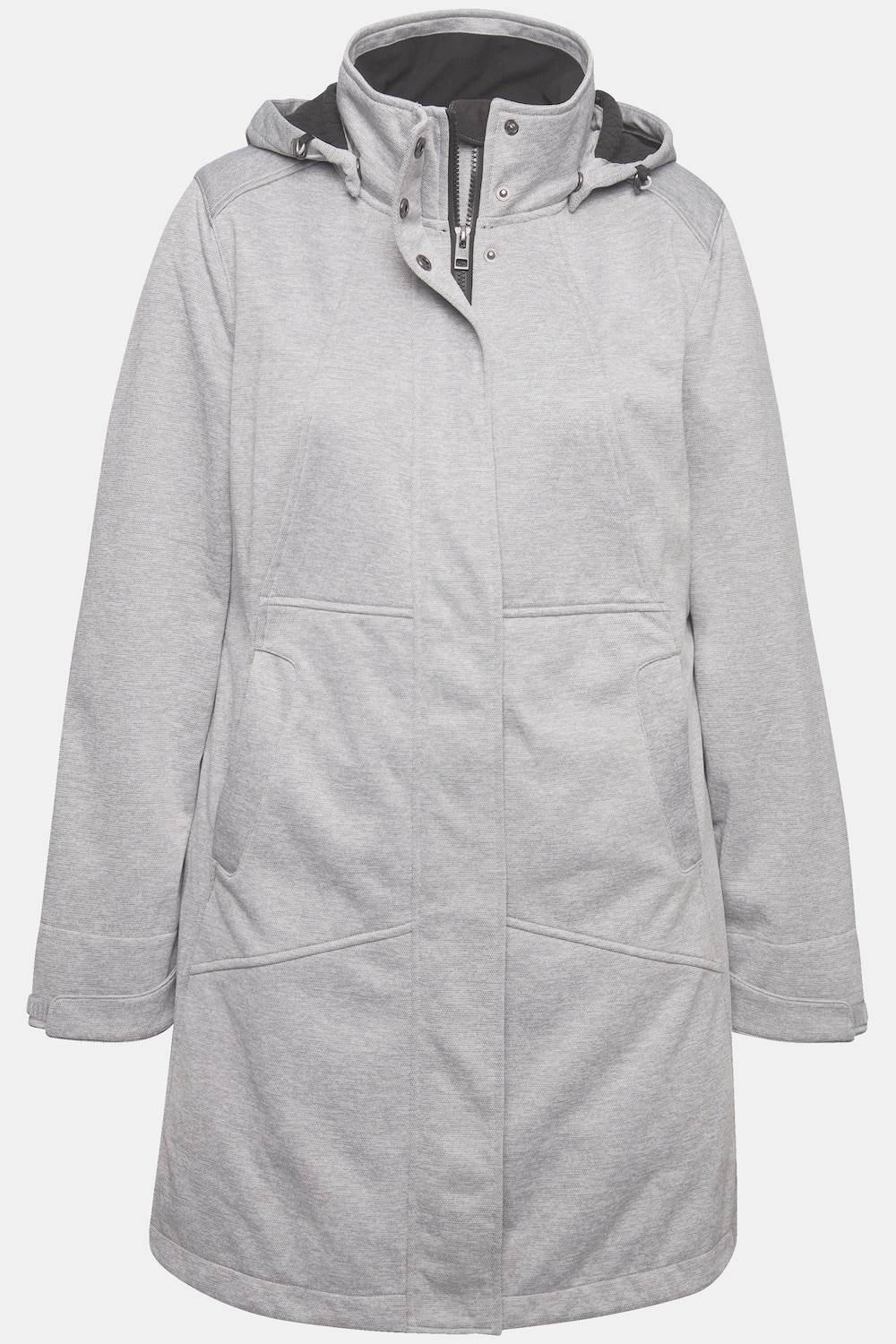 Stora storlekar HYPRAR Softshelljacka, Dam, grå, storlek: 42/44, Polyester, Ulla Popken