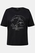 Metallic Wildlife Short Sleeve Graphic Tee
