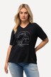 Metallic Wildlife Short Sleeve Graphic Tee