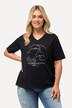 Metallic Wildlife Short Sleeve Graphic Tee