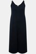 Jersey-Jumpsuit, weites Bein, Ziernaht, Biobaumwolle