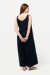 Jersey-Jumpsuit, weites Bein, Ziernaht, Biobaumwolle