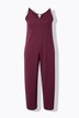 Jersey-Jumpsuit, weites Bein, Ziernaht, Biobaumwolle