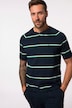 Pyjama, tweedelig, gestreepte henley, tot 8XL