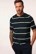 Pyjama, tweedelig, gestreepte henley, tot 8XL