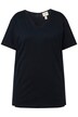 Tričko, ozdobné švy, výstřih do V, krátké rukávy, biobavlna