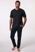 Pyjama deux pièces JP 1880 (pantalon + Henley imprimé minimaliste), collection Homewear, tissu OEKO-TEX - jusqu'au 8 XL