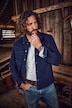 Veste en jean JP 1880, doublure en polaire, poches poitrine - jusqu'au 8 