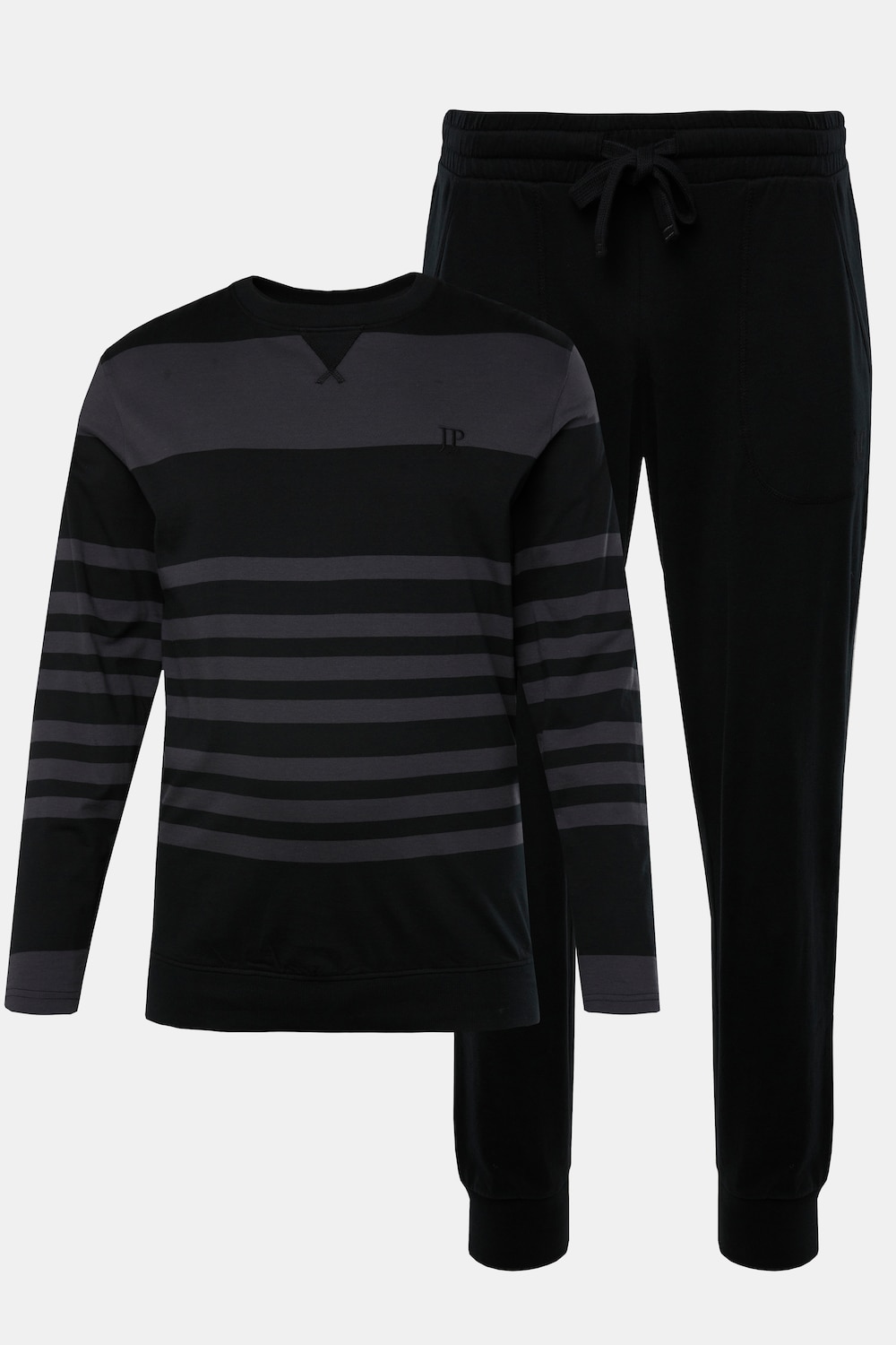 JP 1880 pyjama, Buik-Fit, tweedelig, strepen, tot 8XL