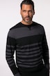 JP 1880 nattdrakt, magepassform, todelt, striper rundt, til 8XL
