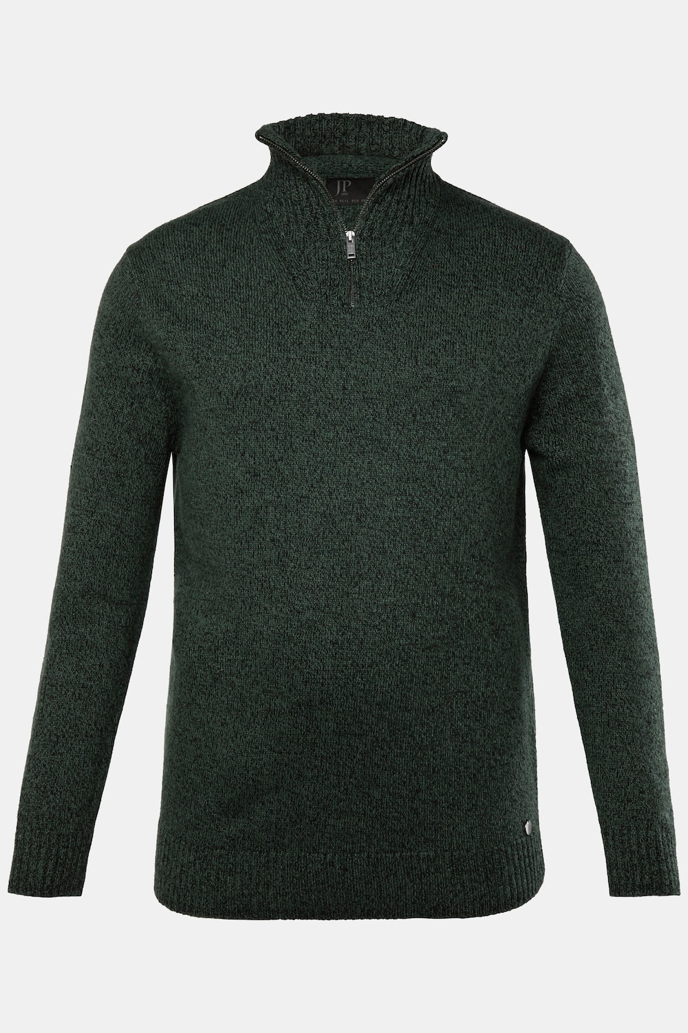 JP 1880 Troyer, TwoTone-Strick, Zippkragen, bis 7 XL