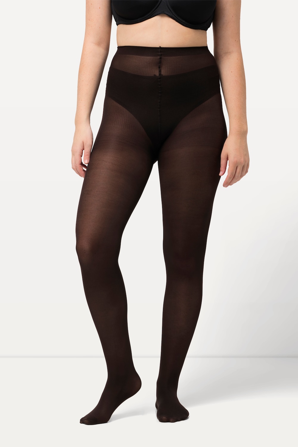 Große Größen Strumpfhose, Damen, braun, Größe: 50/52, Synthetische Fasern, Ulla Popken