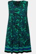 Sukienka mini z dżerseju, wzór paisley, krój trapezowy, okrągły dekolt, bez rękawów