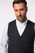 Gilet JP 1880 à carreaux, dos en maille – jusqu'au 7 XL