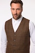 Gilet JP 1880 à carreaux, dos en maille – jusqu'au 7 XL