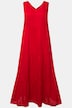 Kleid, Leinenmix, A-Linie, V-Ausschnitt, ärmellos