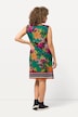 Jerseykleid, Dschungelmuster, Rundhals, ärmellos