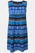 Jerseykleid, Musterstreifen, Rundhals, ärmellos, Taschen