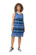 Žerzejové šaty, pruhy, kulatý výstřih, bez rukávů, kapsy