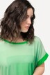 Maglia dal taglio oversize con scollo a girocollo e mezze maniche