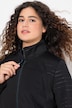 Sweatjacke, Powerstretch, Stehkragen, Reflektor