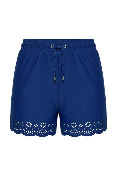 Plavecké šortky, široké nohavice, elastický pas