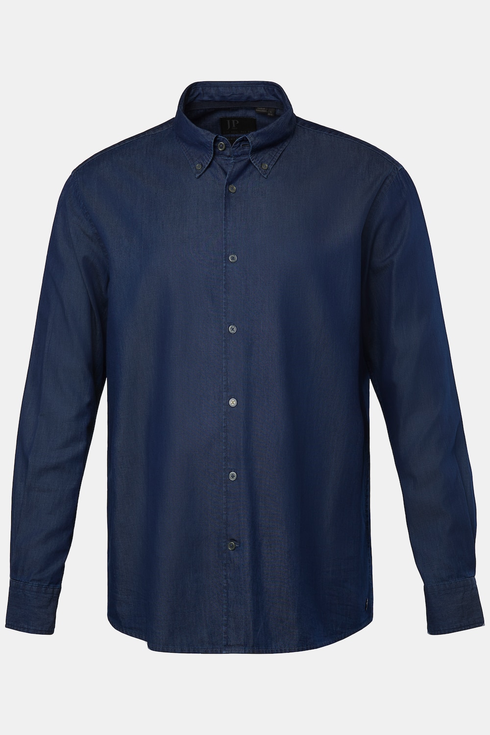 JP 1880 Jeanshemd, Langarm, Buttondown-Kragen, Comfort Fit, bis 8 XL